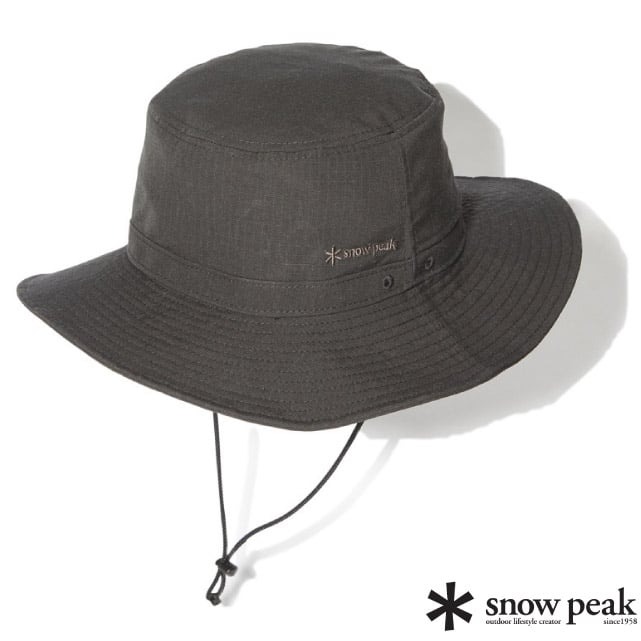 【Snow Peak】中性款 TAKIBI 遮陽防曬漁夫帽.圓盤休閒帽.釣魚帽/AC-23AU103BK 黑色✿30E010